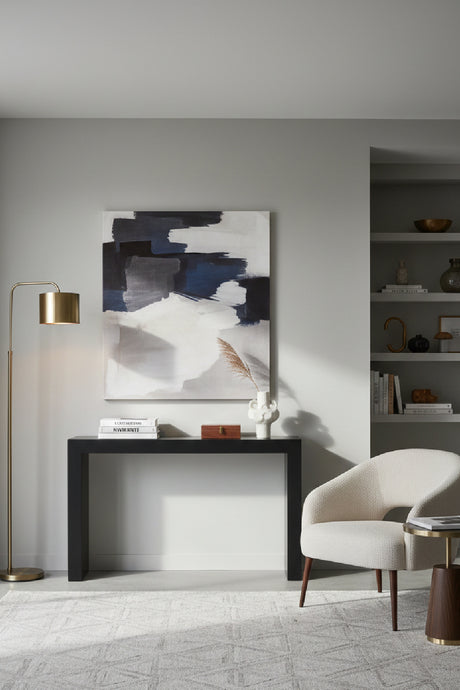   Modern European furniture - Black Minimalist Indoor/Outdoor Console Table - www.oroa.com | Oroa.com
