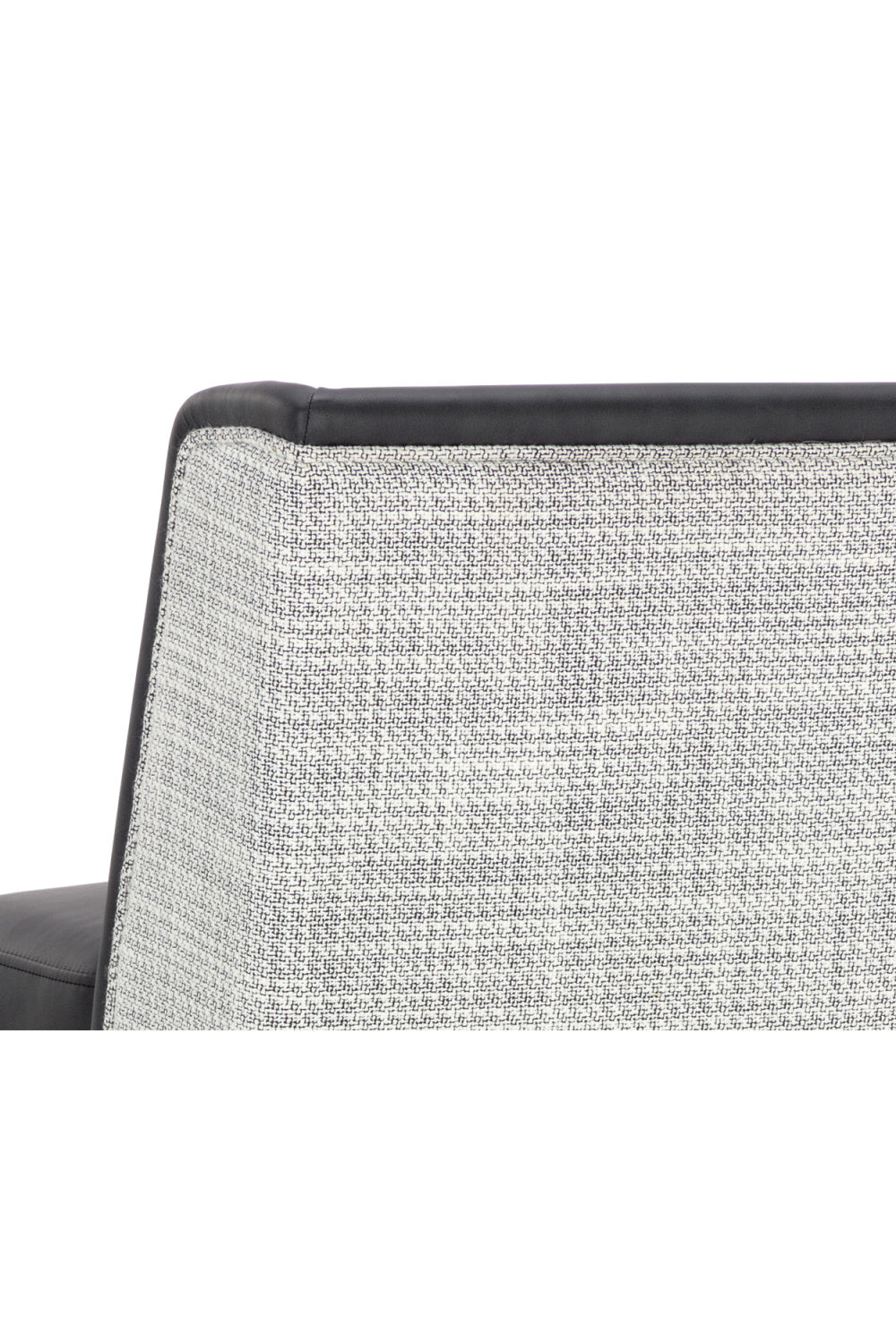   Modern European furniture - Black Bonded Leather Bar Stool - www.oroa.com | Oroa.com