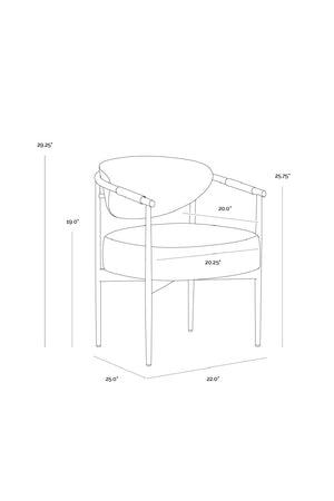   Modern European furniture - Leather Look Rope Dining Chair - www.oroa.com | Oroa.com