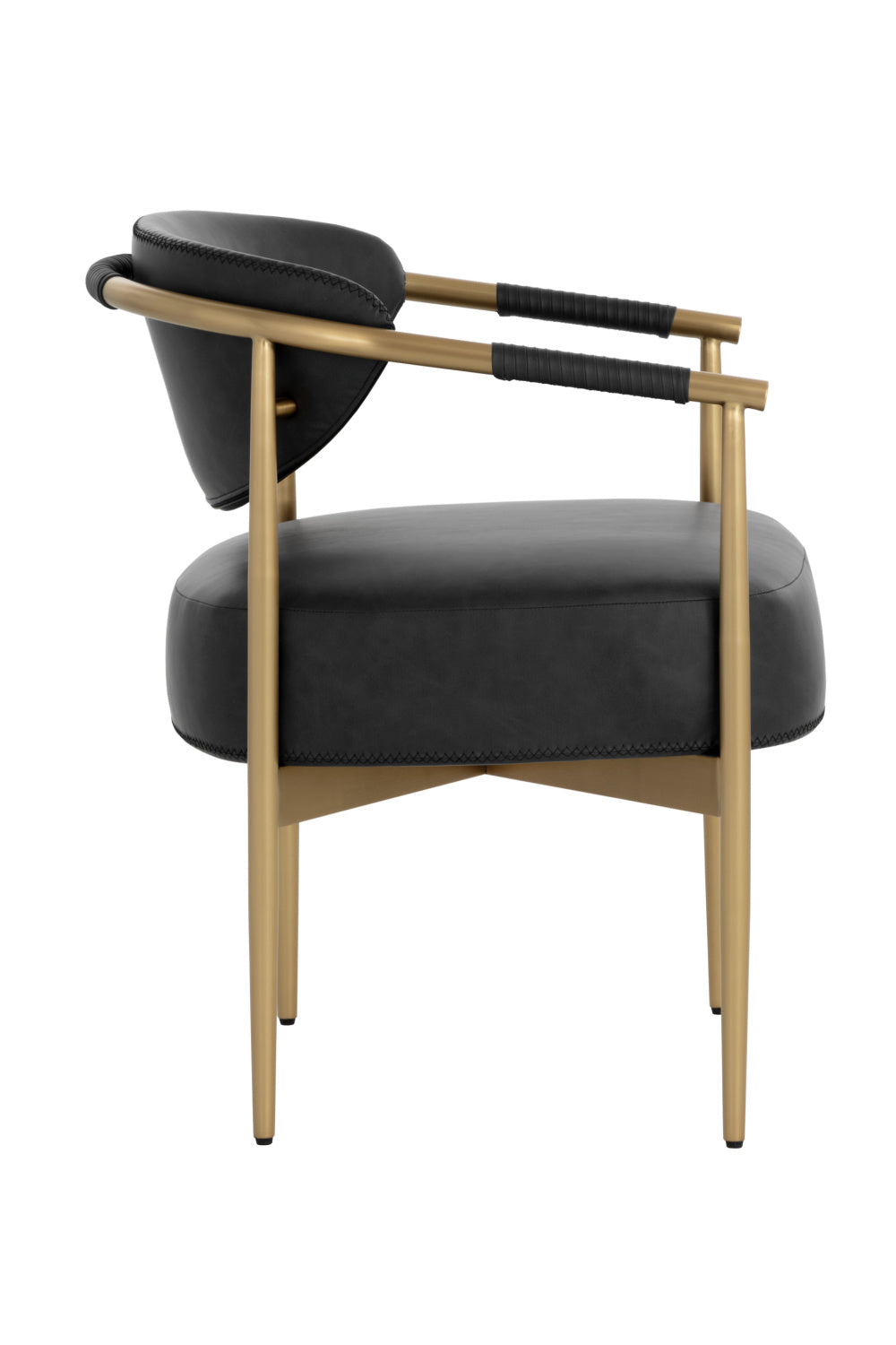   Modern European furniture - Leather Look Rope Dining Chair - www.oroa.com | Oroa.com