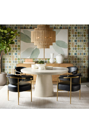   Modern European furniture - Leather Look Rope Dining Chair - www.oroa.com | Oroa.com