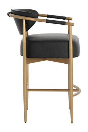   Modern European furniture - Curved Back Counter Stool - www.oroa.com | Oroa.com