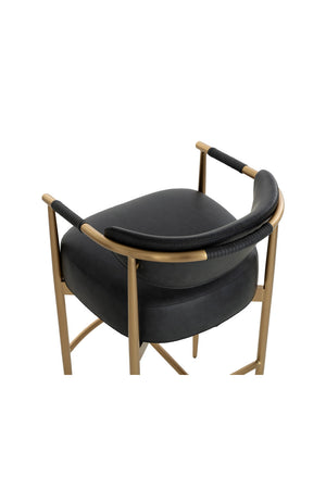   Modern European furniture - Curved Back Counter Stool - www.oroa.com | Oroa.com
