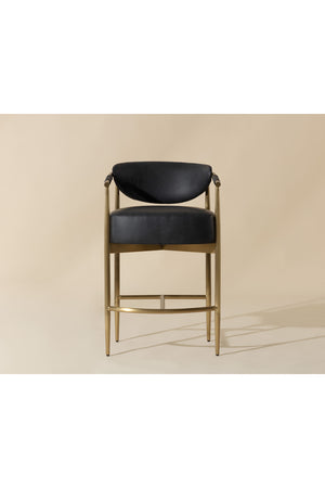   Modern European furniture - Curved Back Counter Stool - www.oroa.com | Oroa.com