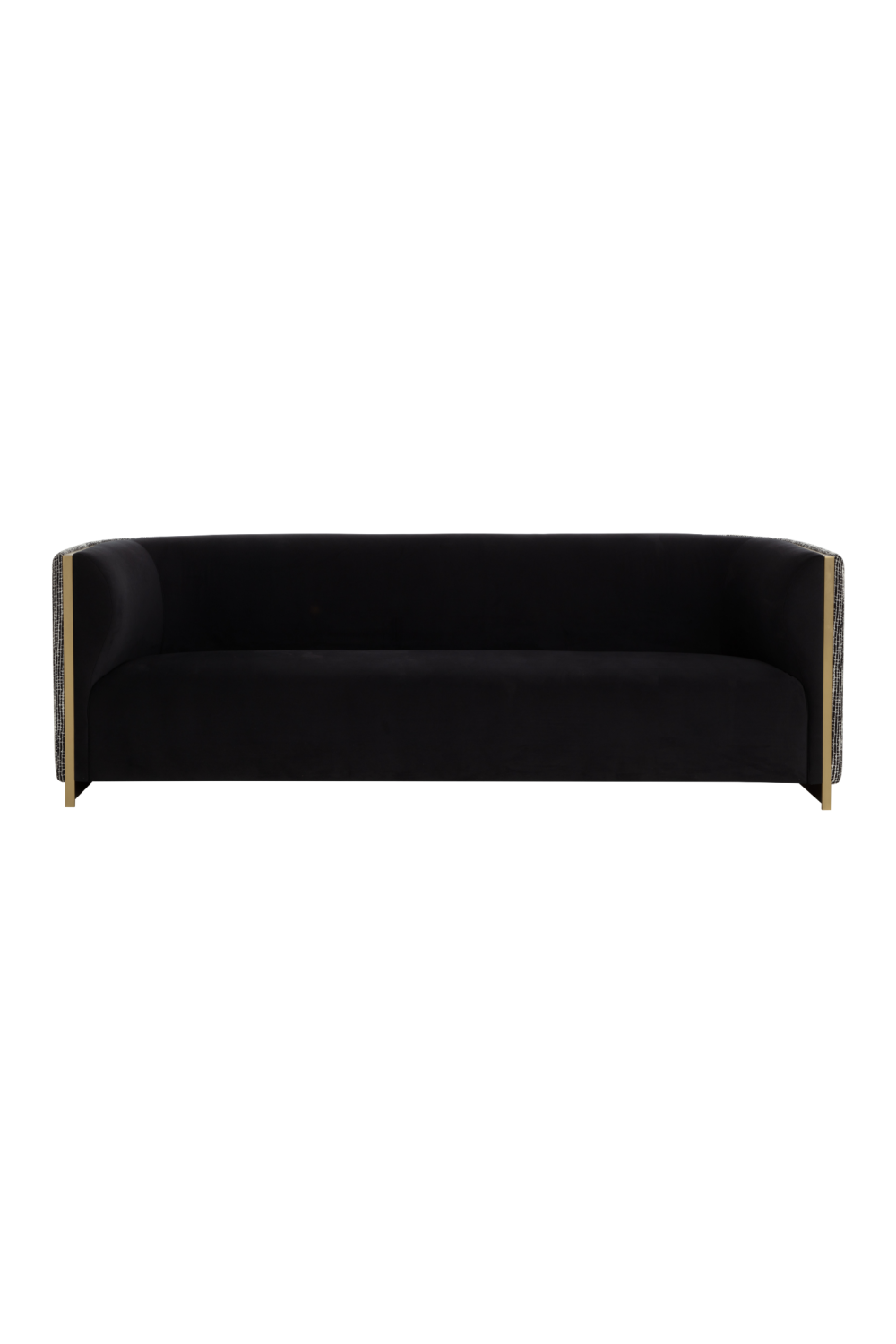   Modern European furniture - Gold Inlay Curved Sofa - www.oroa.com | Oroa.com