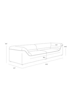   Modern European furniture - Modern Minimalist Fabric Sofa - www.oroa.com | Oroa.com