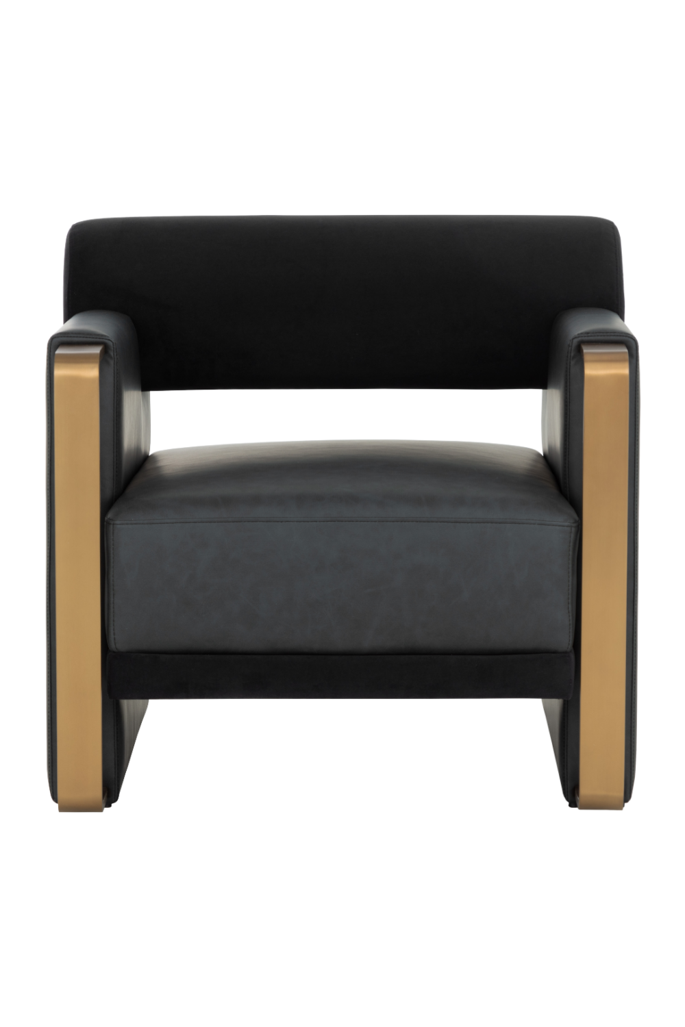   Modern European furniture - Black Bolster-Back Lounge Chair - www.oroa.com | Oroa.com