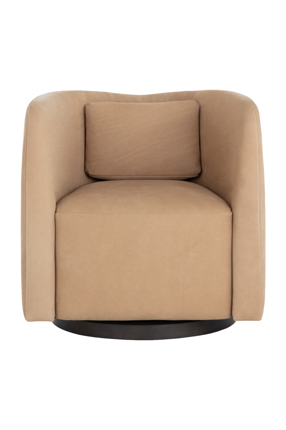   Modern European furniture - Nubuck Leather Swivel Lounge Chair - www.oroa.com | Oroa.com