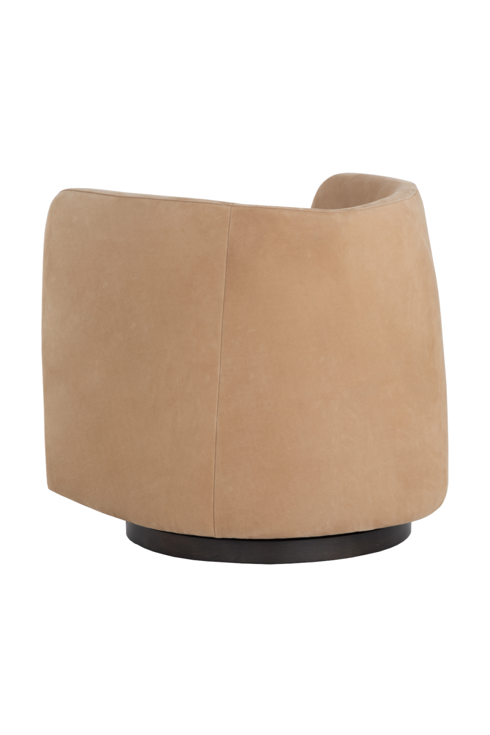   Modern European furniture - Nubuck Leather Swivel Lounge Chair - www.oroa.com | Oroa.com