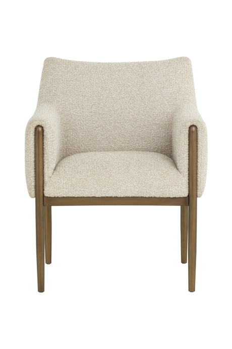   Bronze Legged Dining Armchair Modern European furniture - www.oroa.com | Oroa.com