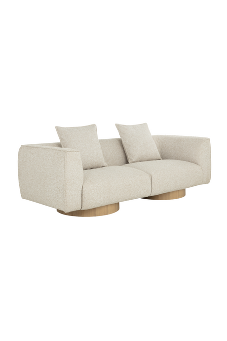   Modern European furniture - Round Oak Base Sofa - www.oroa.com | Oroa.com