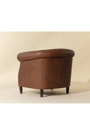   Modern European furniture - Leather Chesterfield Lounge Chair - www.oroa.com | Oroa.com