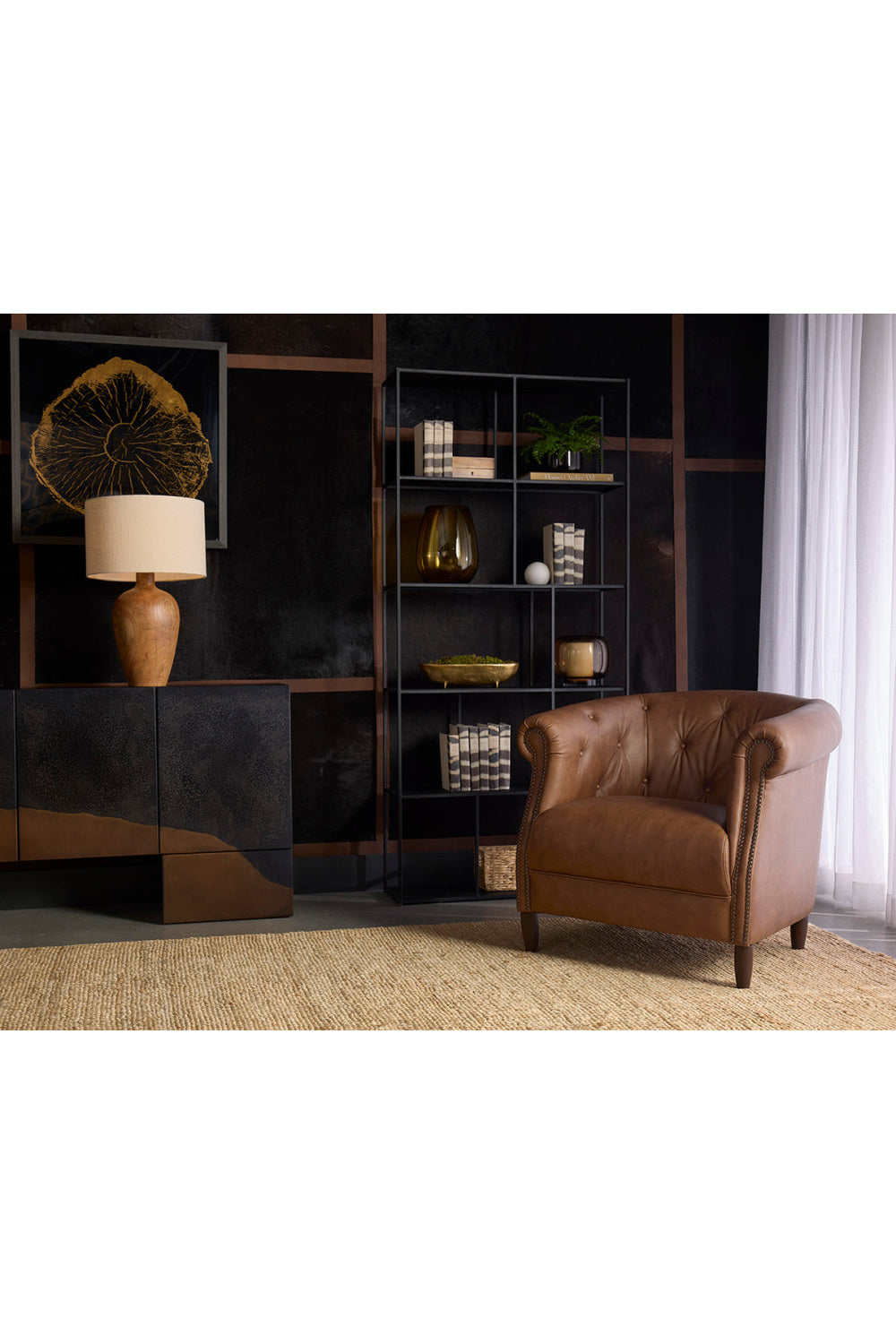   Modern European furniture - Leather Chesterfield Lounge Chair - www.oroa.com | Oroa.com