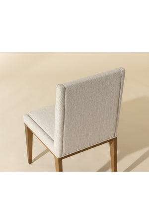   Modern European furniture - Rustic Oak Base Dining Chairs (2) - www.oroa.com | Oroa.com