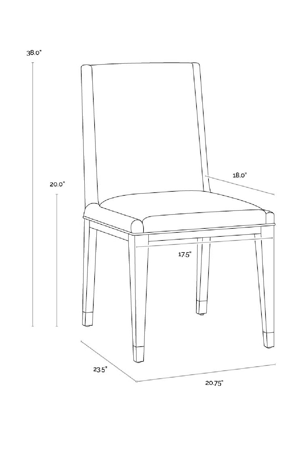   Modern European furniture - Rustic Oak Base Dining Chairs (2) - www.oroa.com | Oroa.com