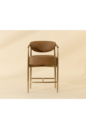   Modern European furniture - Curved Back Counter Stool - www.oroa.com | Oroa.com