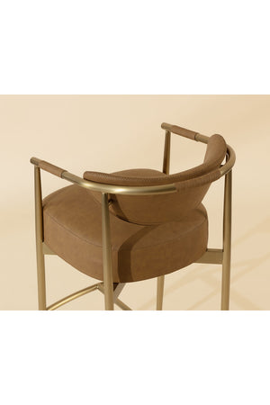   Modern European furniture - Curved Back Counter Stool - www.oroa.com | Oroa.com