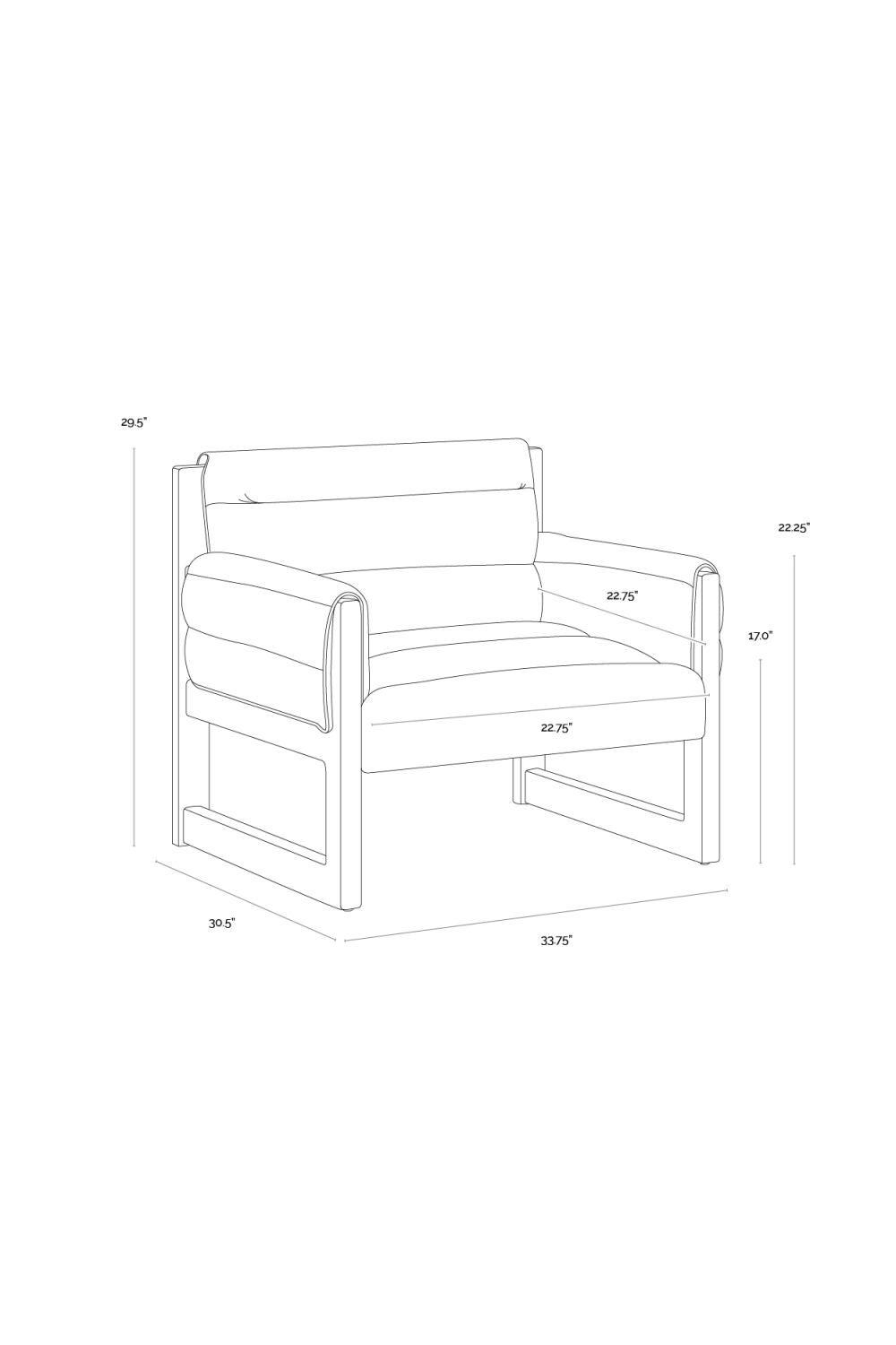   Modern European furniture - Tufted White Linen Lounge Chair - www.oroa.com | Oroa.com