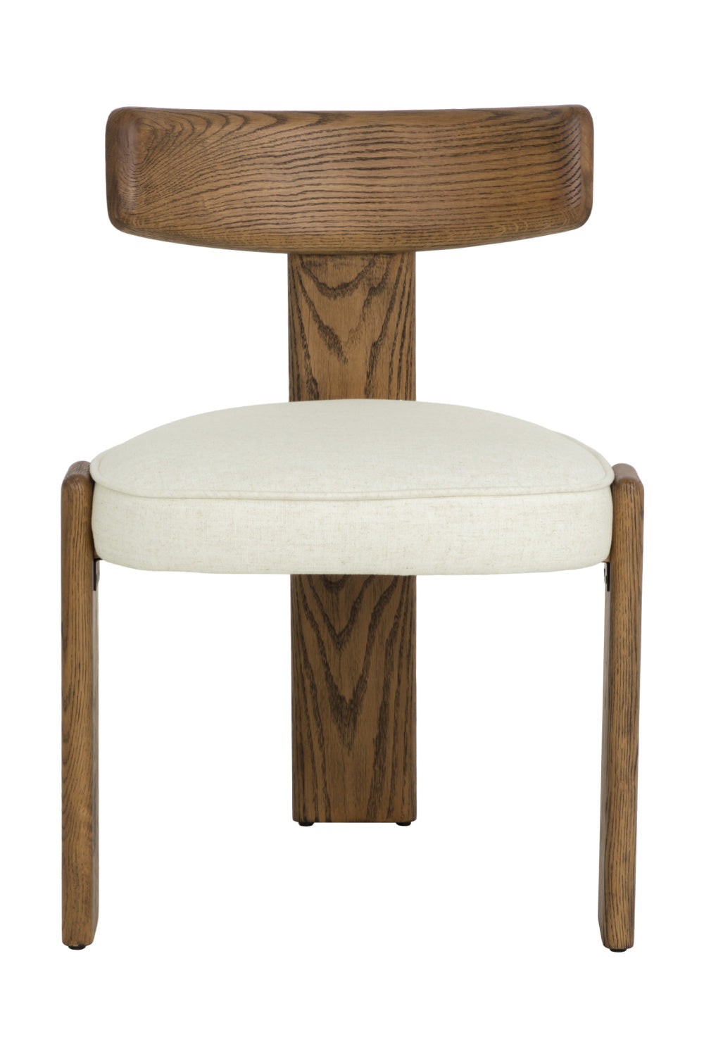   Modern European furniture - Oak Framed 3-Legged Dining Chairs (2) - www.oroa.com | Oroa.com