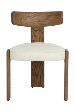   Modern European furniture - Oak Framed 3-Legged Dining Chairs (2) - www.oroa.com | Oroa.com