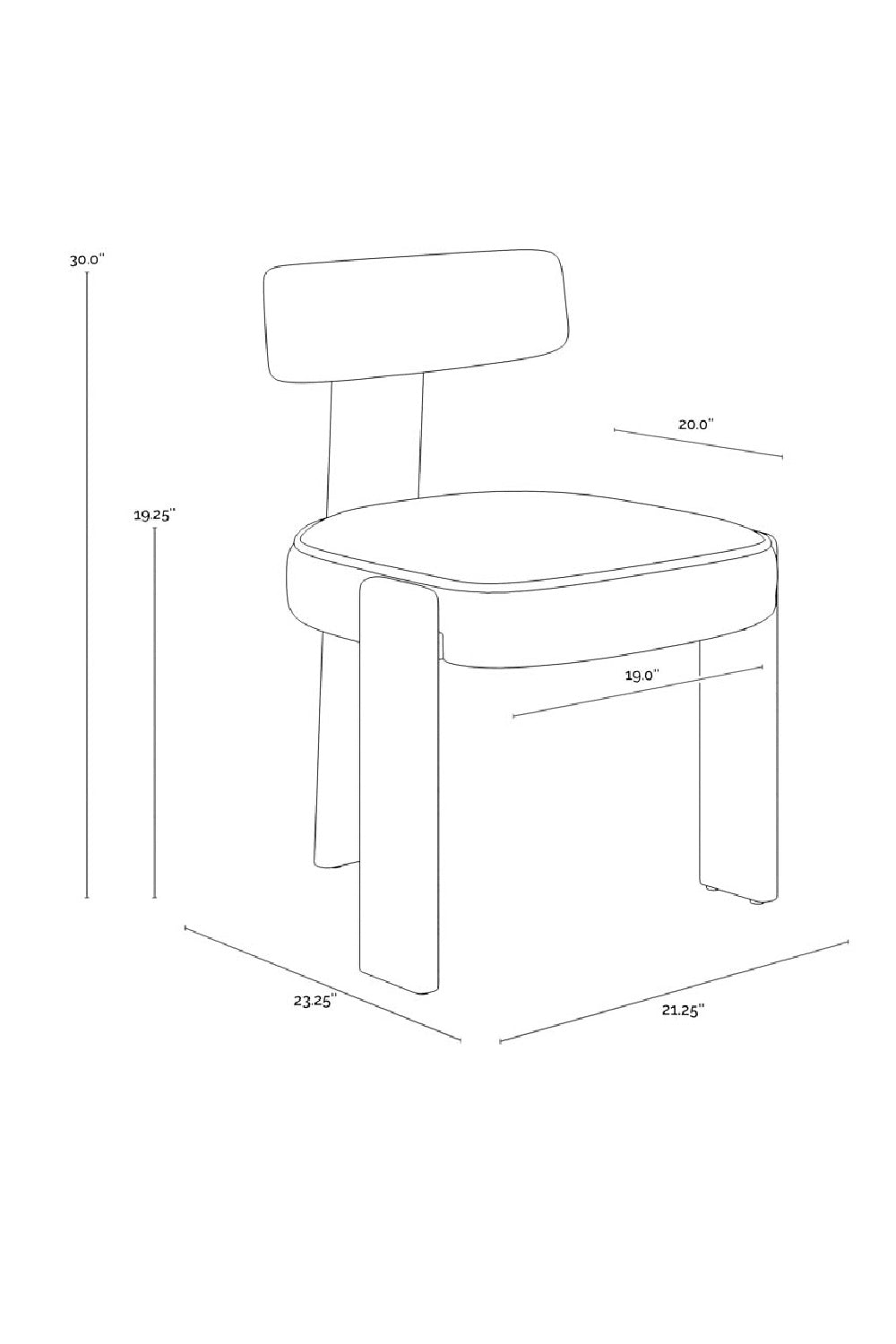   Modern European furniture - Oak Framed 3-Legged Dining Chairs (2) - www.oroa.com | Oroa.com