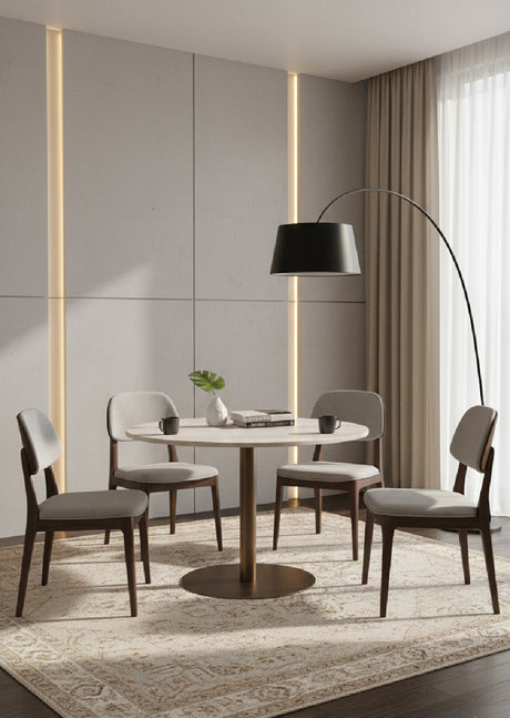   Modern European furniture - White Marble Round Bistro Table - www.oroa.com | Oroa.com