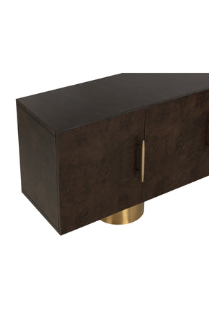   Modern European furniture - Maple Burl 4-Door Sideboard - www.oroa.com | Oroa.com