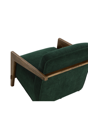   Modern European furniture - Brown Oak Framed Lounge Chair - www.oroa.com | Oroa.com
