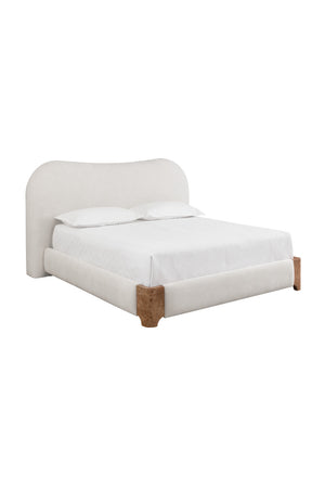   Modern European furniture - White Curved King Bed - www.oroa.com | Oroa.com