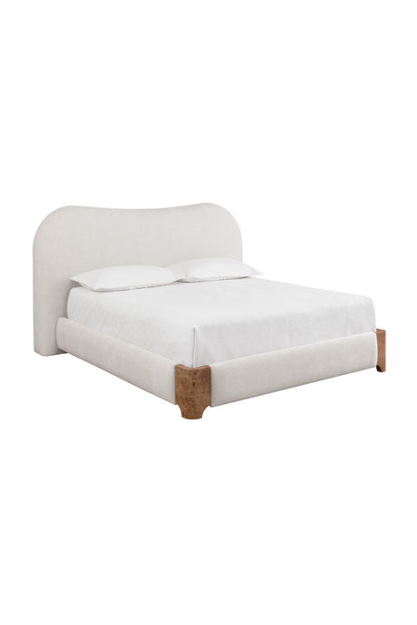   Modern European furniture - White Curved King Bed - www.oroa.com | Oroa.com