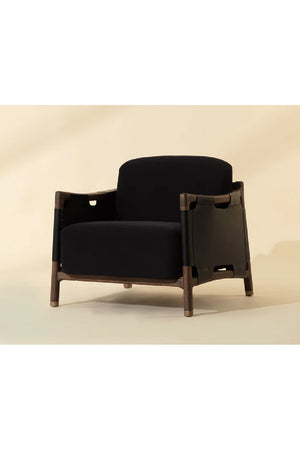   Modern European furniture - Solid Oak Framed Lounge Chair - www.oroa.com | Oroa.com