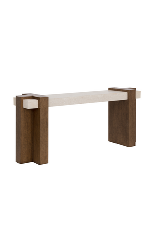   Modern European furniture - Interlocked Wooden Legs Console Table - www.oroa.com | Oroa.com