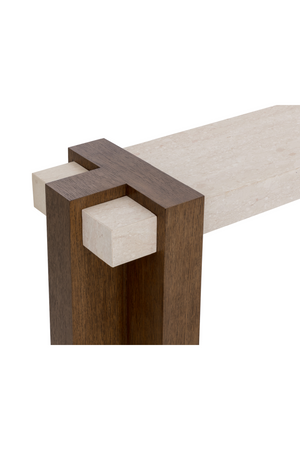   Modern European furniture - Interlocked Wooden Legs Console Table - www.oroa.com | Oroa.com