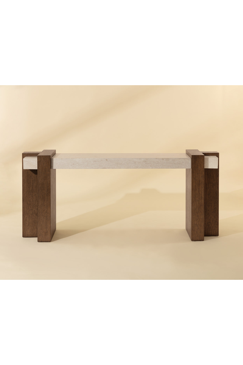  Modern European furniture - Interlocked Wooden Legs Console Table - www.oroa.com | Oroa.com