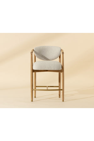   Modern European furniture - Oak Framed Counter Stool - www.oroa.com | Oroa.com