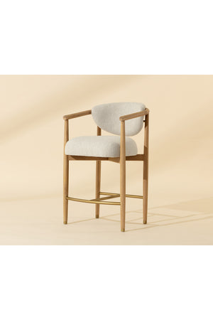   Modern European furniture - Oak Framed Counter Stool - www.oroa.com | Oroa.com