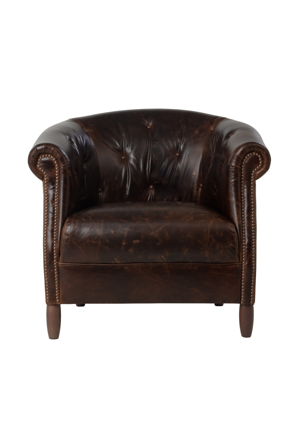   Modern European furniture - Leather Chesterfield Lounge Chair - www.oroa.com | Oroa.com