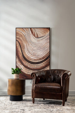   Modern European furniture - Leather Chesterfield Lounge Chair - www.oroa.com | Oroa.com