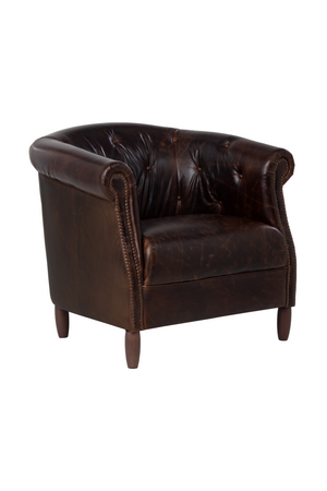   Modern European furniture - Leather Chesterfield Lounge Chair - www.oroa.com | Oroa.com