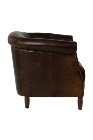   Modern European furniture - Leather Chesterfield Lounge Chair - www.oroa.com | Oroa.com