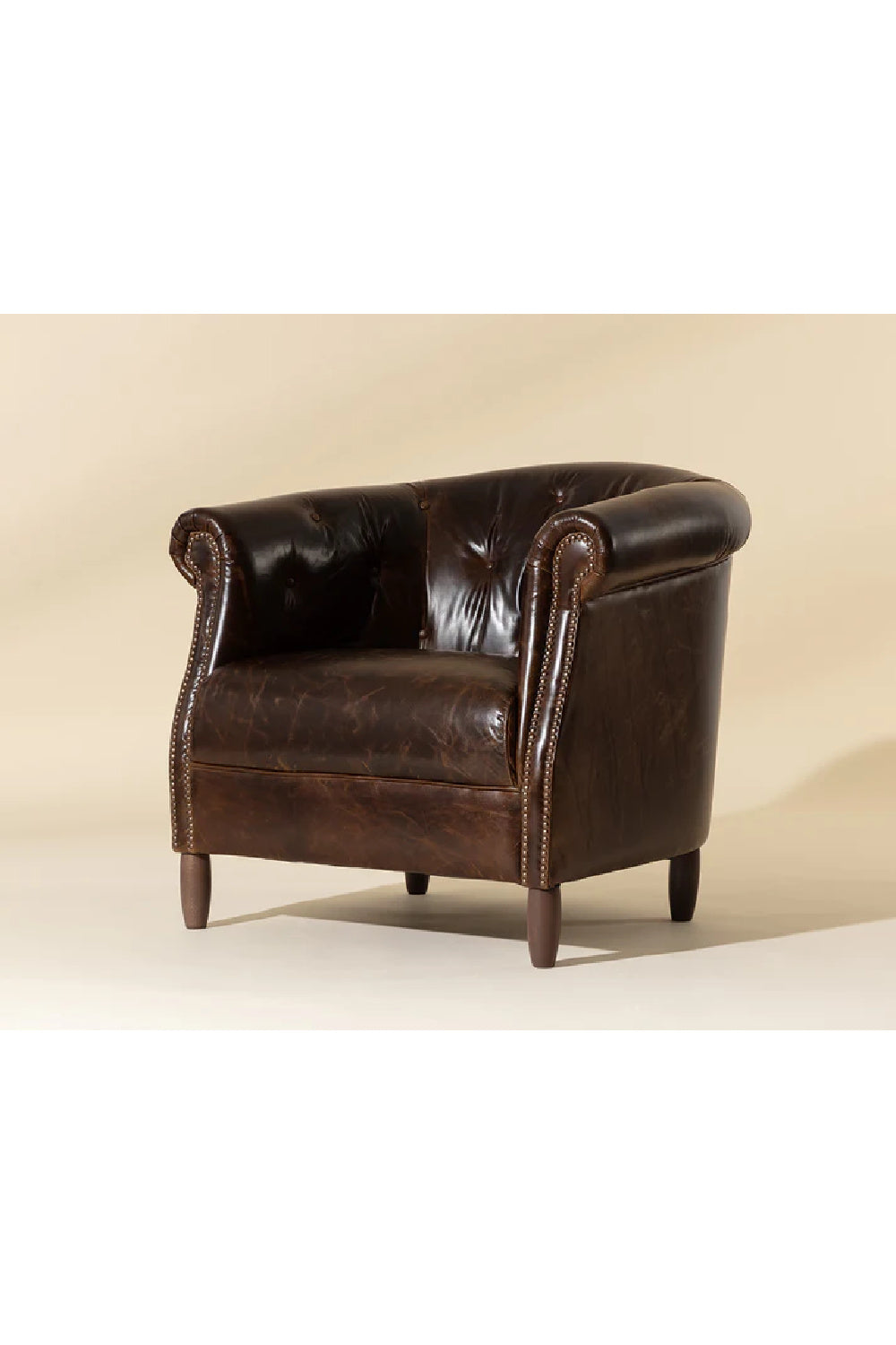   Modern European furniture - Leather Chesterfield Lounge Chair - www.oroa.com | Oroa.com