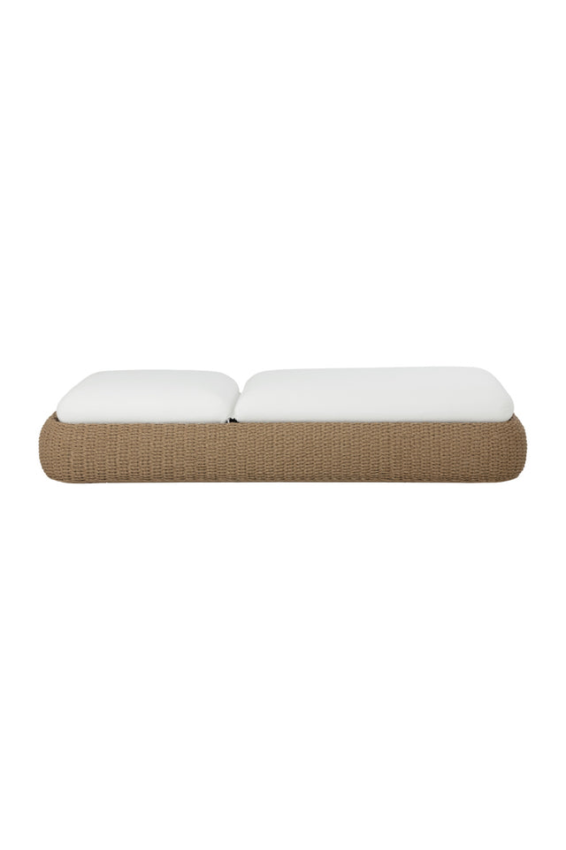 Modern European furniture - Wicker Weave Indoor/Outdoor Lounger - www.oroa.com