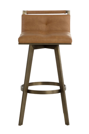   Modern European furniture - Leather-Look Swivel Bar Stool - www.oroa.com | Oroa.com