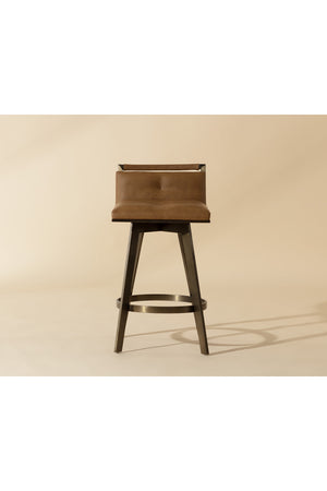   Modern European furniture - Swivel Counter Stool with Metal Frame - www.oroa.com | Oroa.com