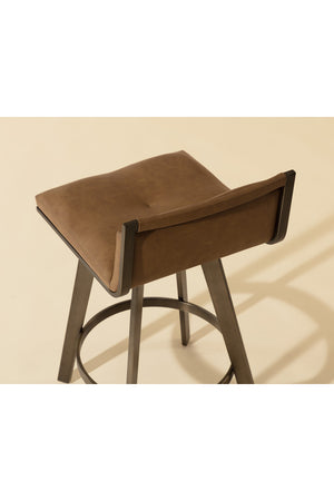   Modern European furniture - Swivel Counter Stool with Metal Frame - www.oroa.com | Oroa.com