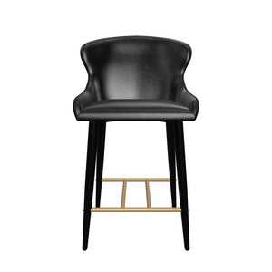   Modern European furniture - Leather Look Shell Counter Stool - www.oroa.com | Oroa.com