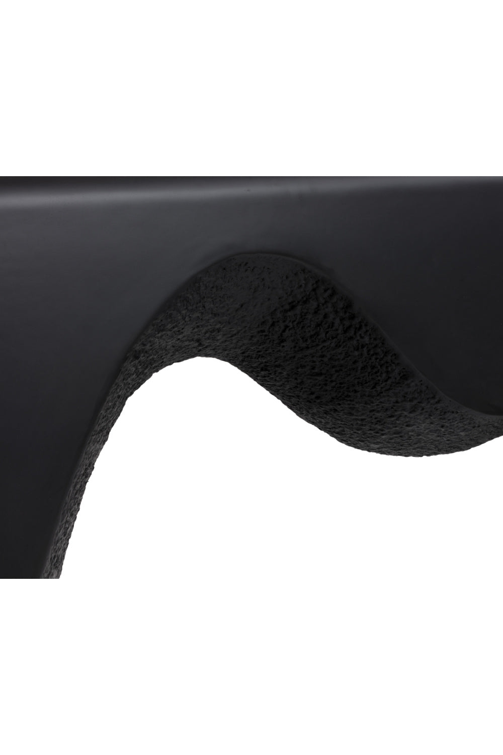   Modern European furniture - Black Sculpted Indoor/Outdoor Console Table - www.oroa.com | Oroa.com