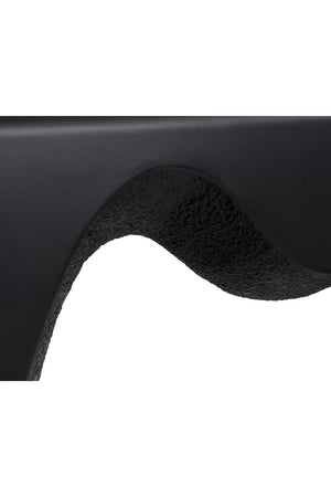   Modern European furniture - Black Sculpted Indoor/Outdoor Console Table - www.oroa.com | Oroa.com