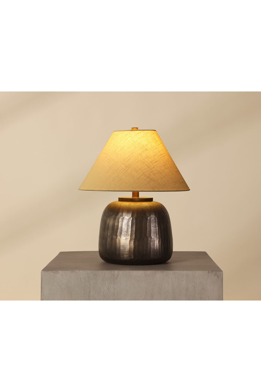   Modern European furniture - Antique Brass Base Table Lamp - www.oroa.com | Oroa.com