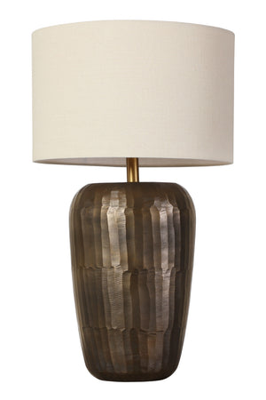   Modern European furniture - Antique Brass Drum Table Lamp - www.oroa.com | Oroa.com
